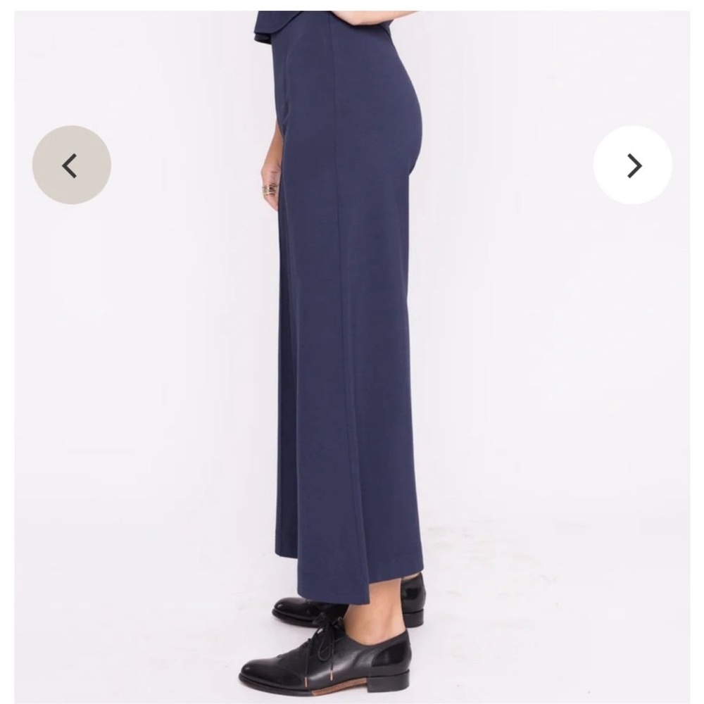 Ripley Rader cropped  Navy Wide Leg Pants